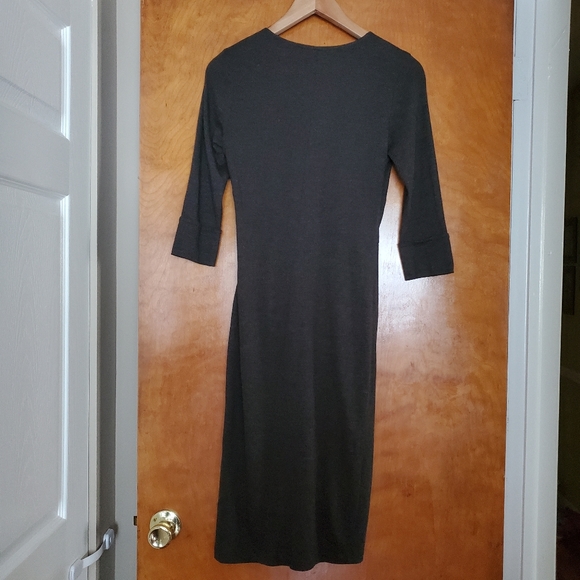 Strenesse Gabriele Strehle Wool Blend Gray Dress 4 - Picture 8 of 9
